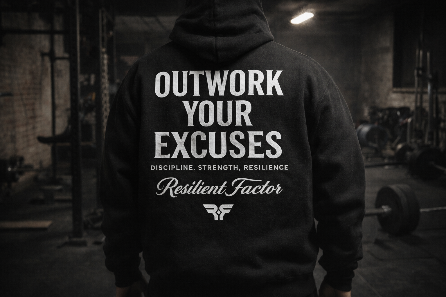 Outwork Your Excuses Heavyweight Hooded Sweatshirt