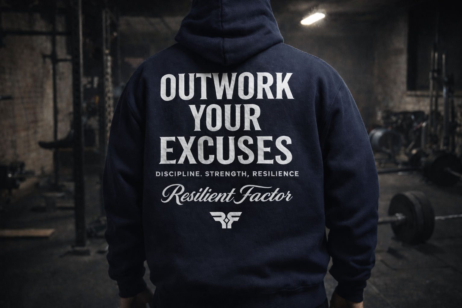 Outwork Your Excuses Heavyweight Hooded Sweatshirt